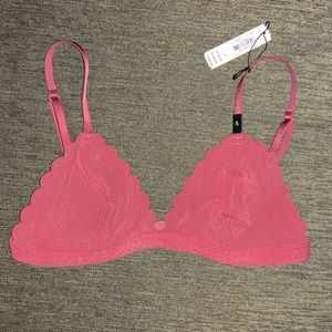 VICTORIA’S SECRET Triangle Bralette Unlined Bra